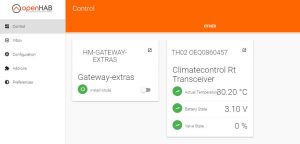 OpenHab Homematic Thermostat